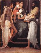 Madonna Enthroned between Two Saints, Rosso Fiorentino